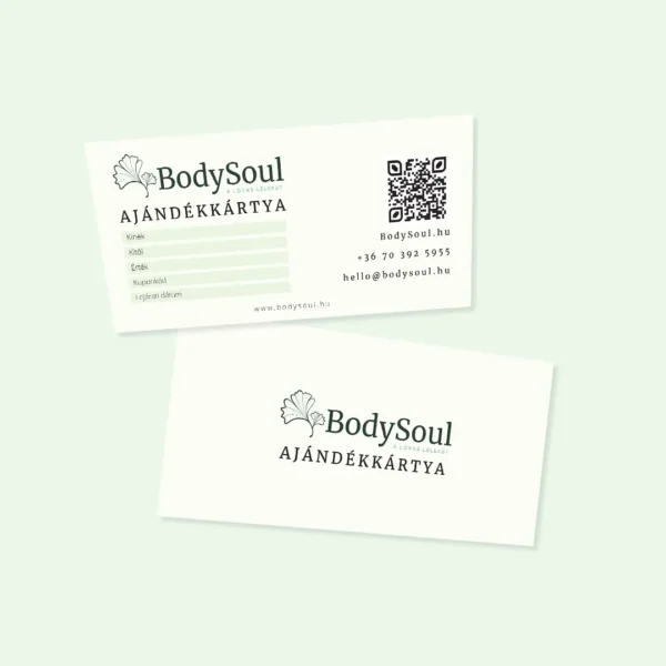 BodySoul ajándékkártya