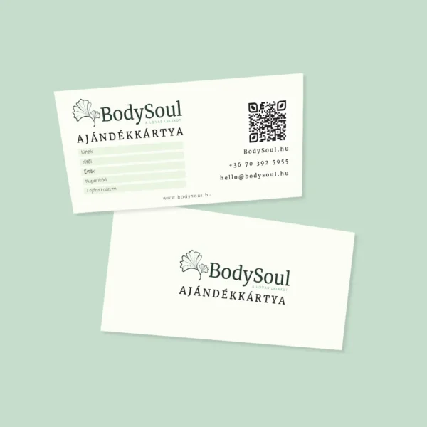 BodySoul Ajándékkártya hosszú
